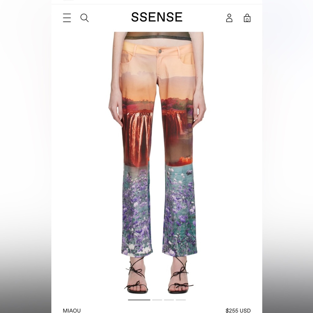 Miaou Multicolor Atlas Trousers